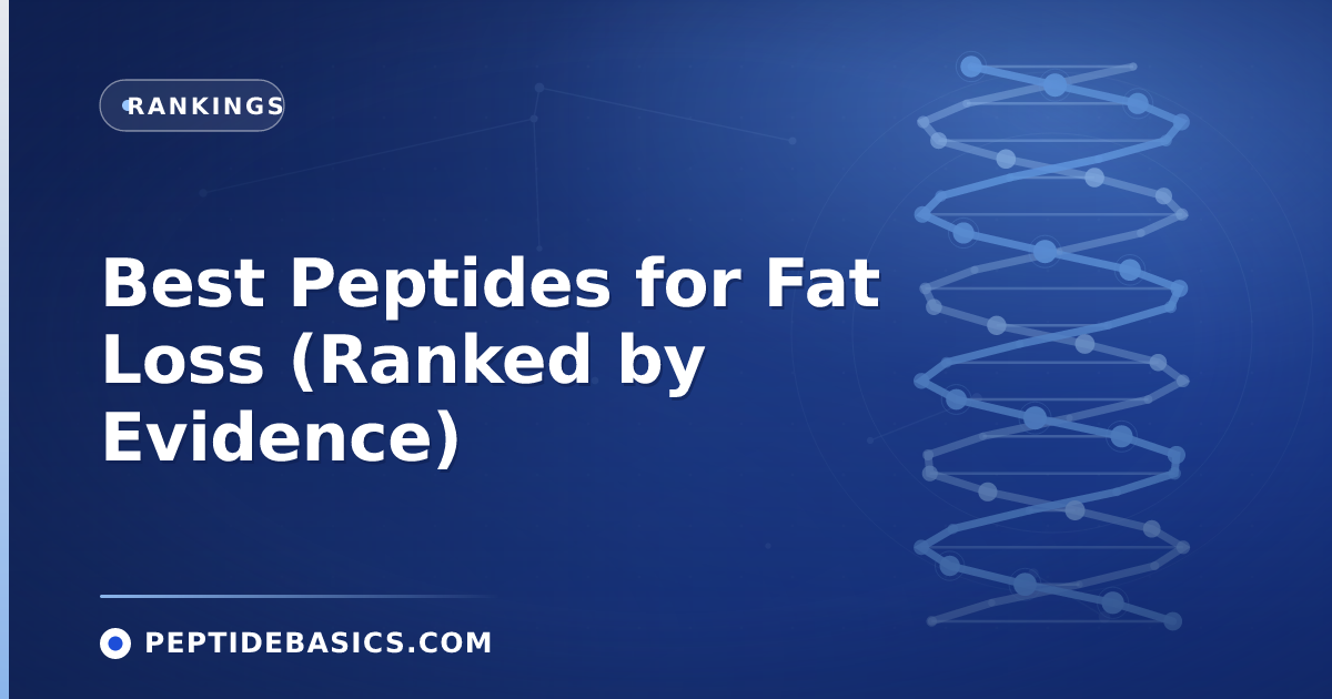 Best Peptides for Fat Loss (Ranked by Evidence)