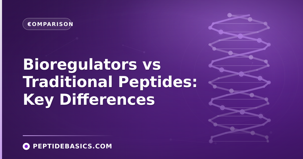 Bioregulators vs Traditional Peptides: Key Differences