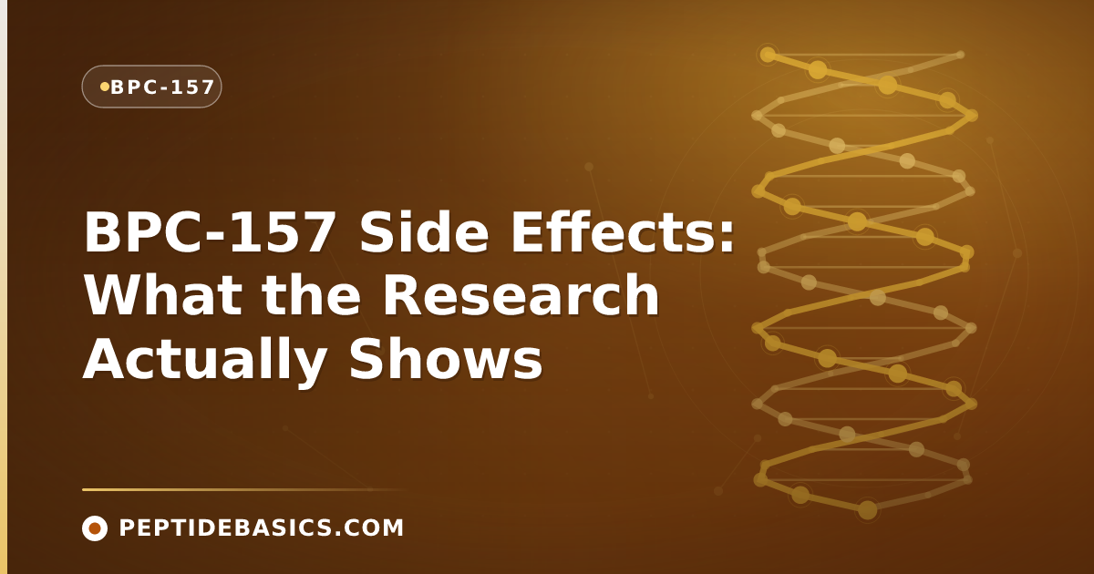 BPC-157 Side Effects: What the Research Actually Shows