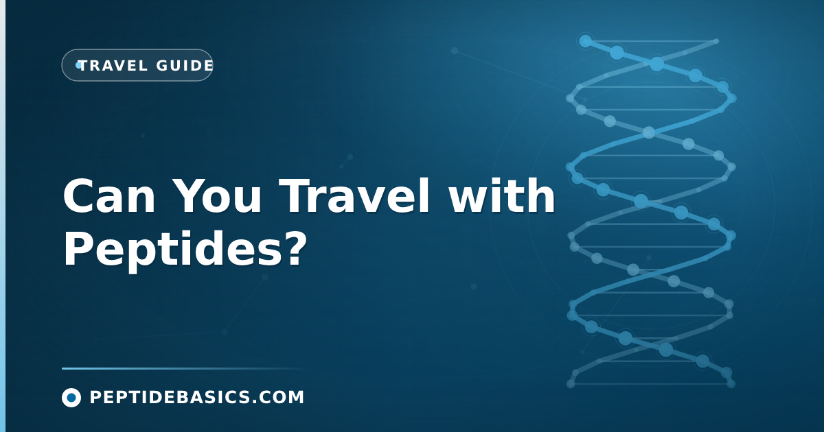 Can You Travel with Peptides?