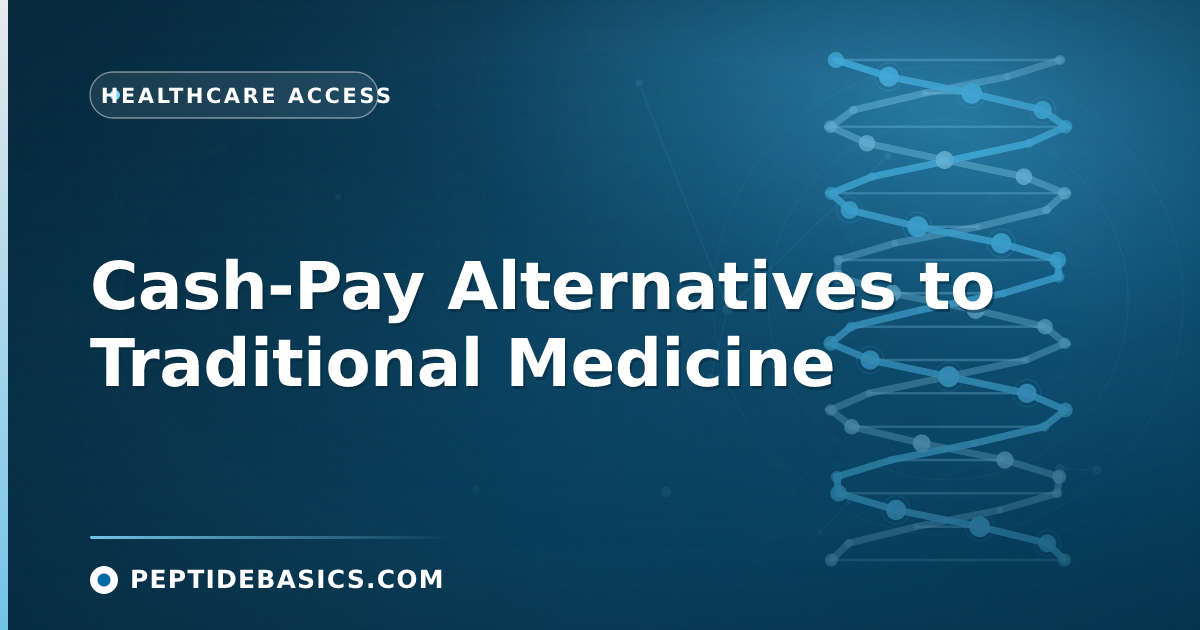 Cash-Pay Alternatives to Traditional Medicine