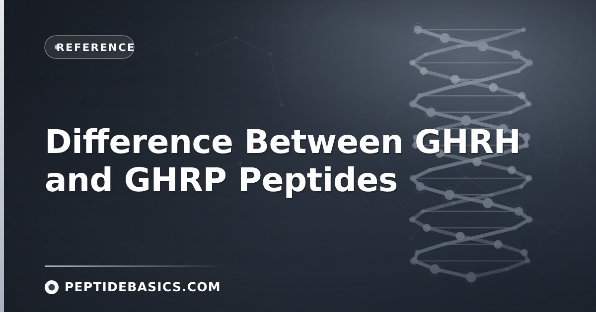 Difference Between GHRH and GHRP Peptides