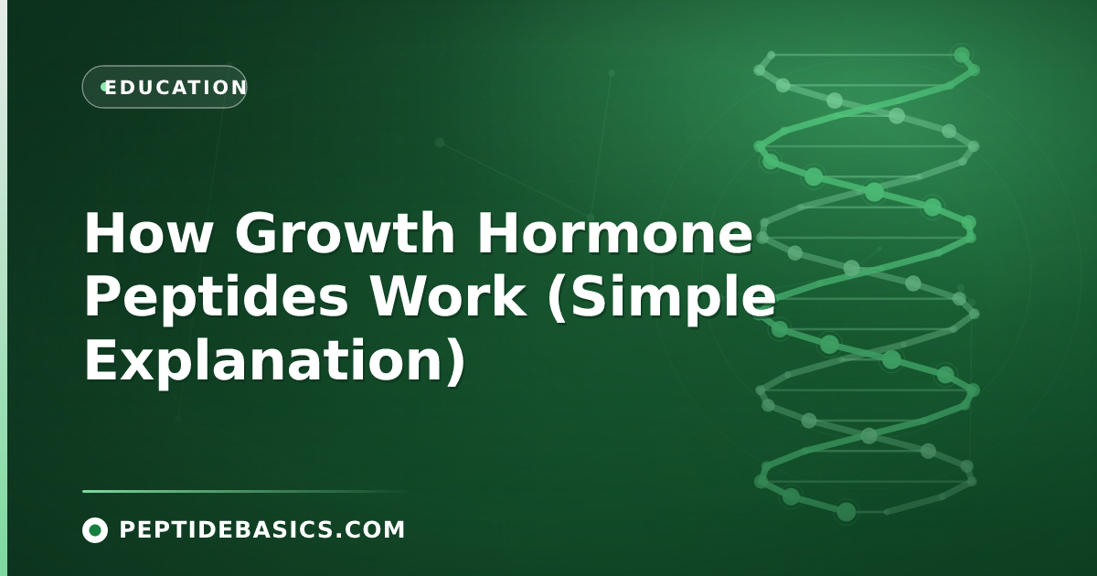 How Growth Hormone Peptides Work (Simple Explanation)