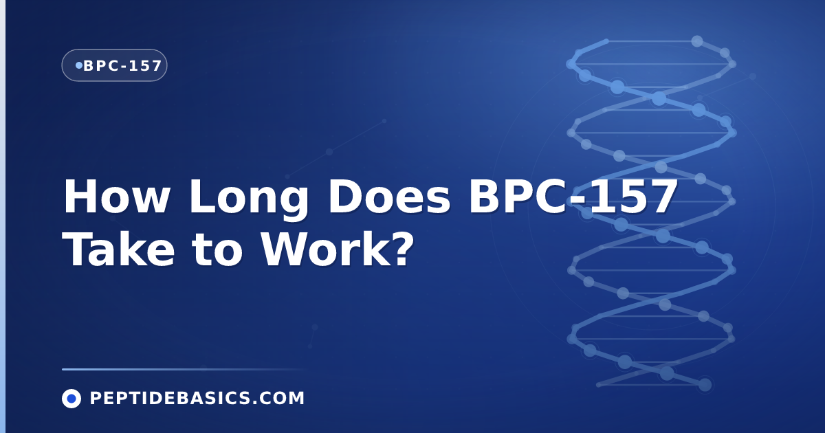How Long Does BPC-157 Take to Work?