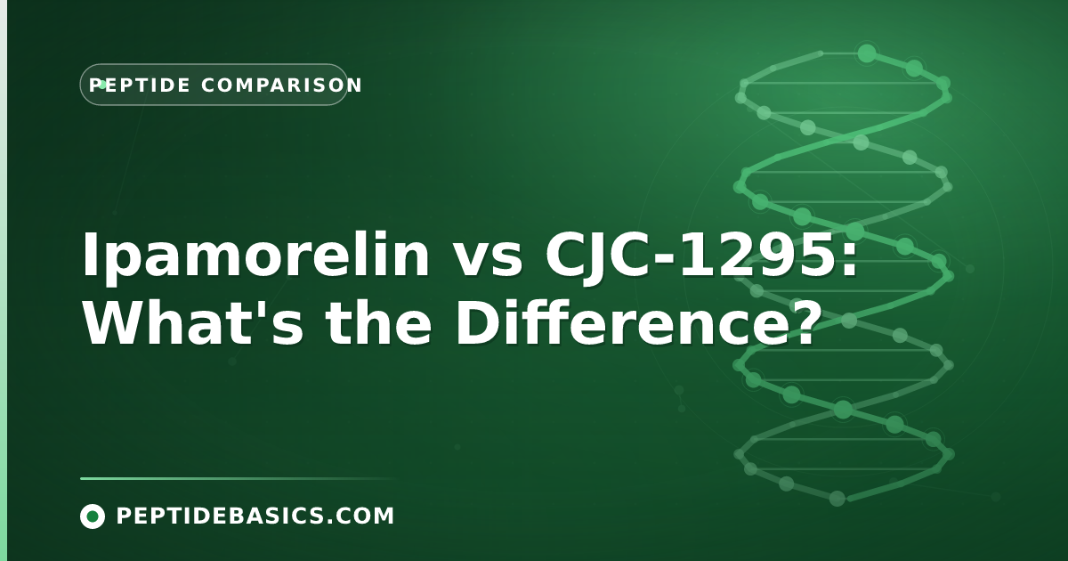 Ipamorelin vs CJC-1295: What's the Difference?