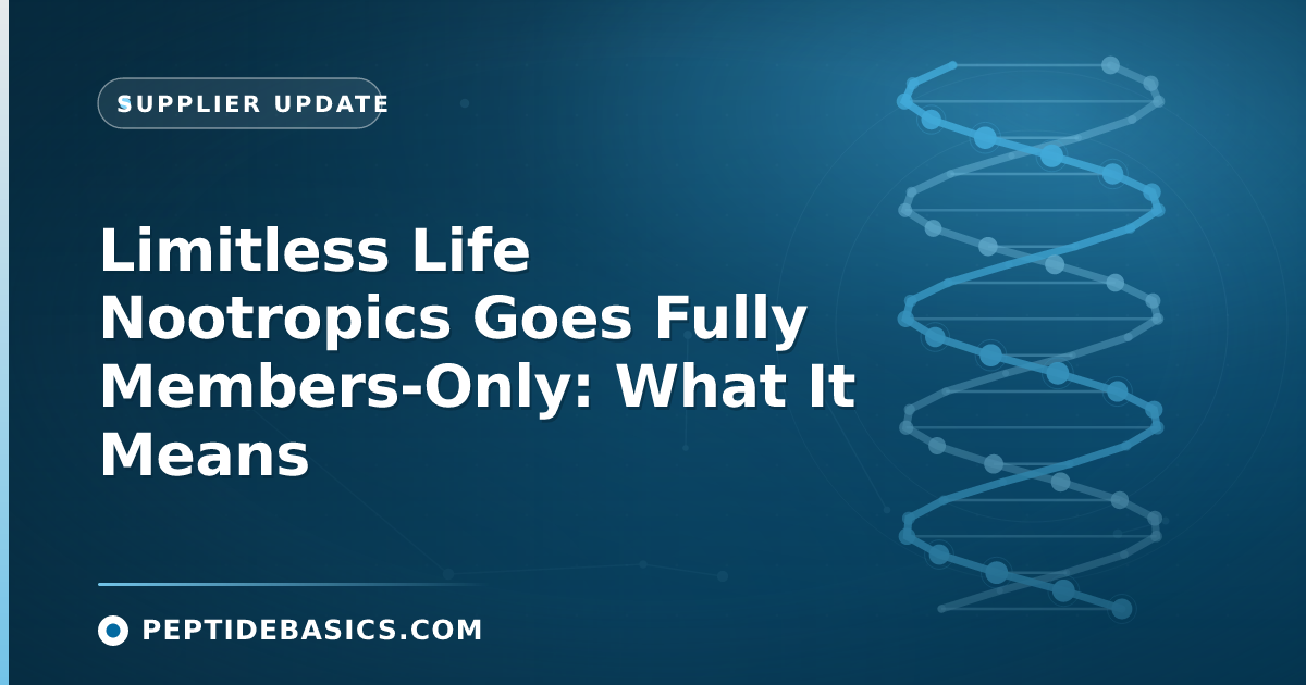 Limitless Life Nootropics Goes Fully Members-Only: What It Means