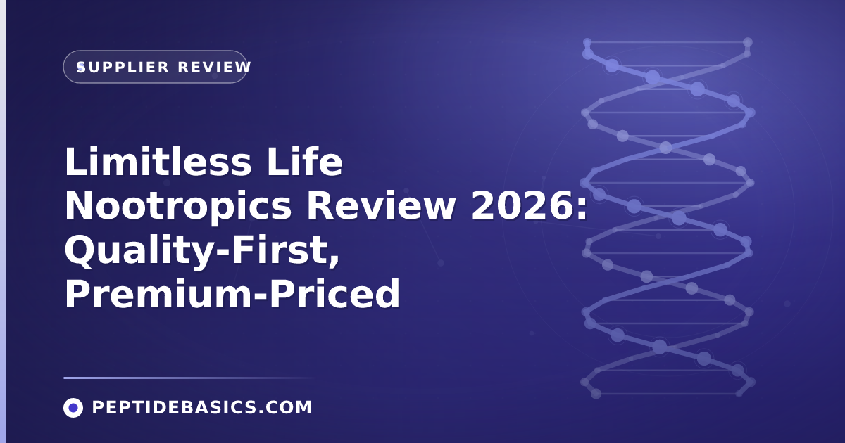 Limitless Life Nootropics Review 2026: Quality-First, Premium-Priced