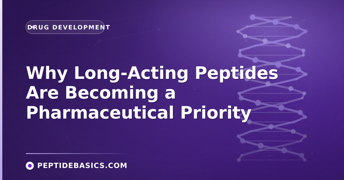 Why Long-Acting Peptides Are Becoming a Pharmaceutical Priority