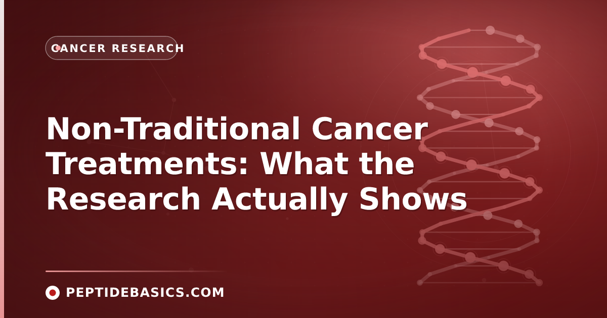 Non-Traditional Cancer Treatments: What the Research Actually Shows