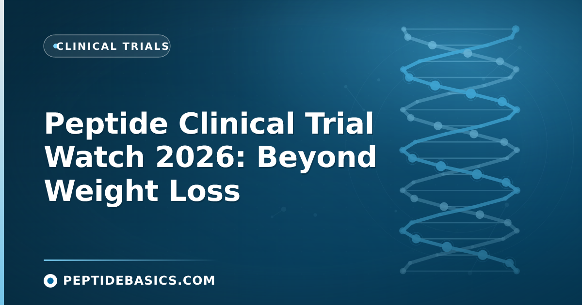 Peptide Clinical Trial Watch 2026: Beyond Weight Loss