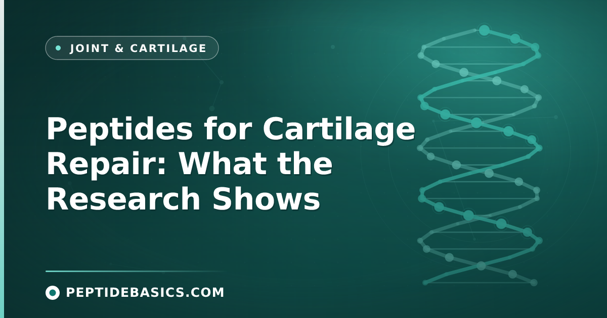 Peptides for Cartilage Repair: What the Research Shows