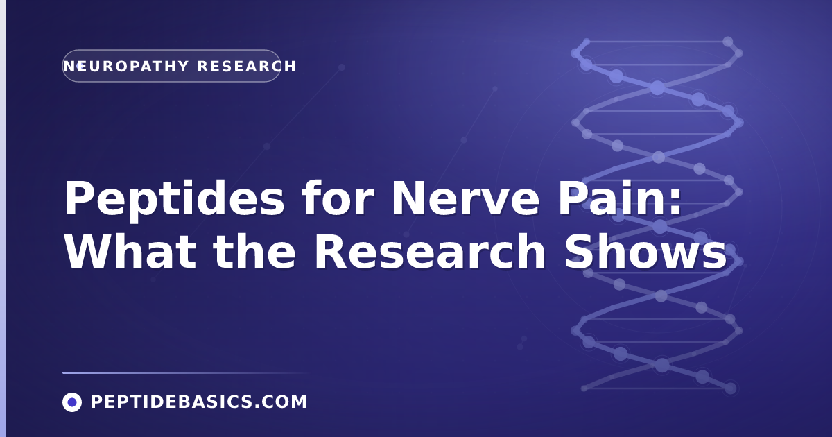 Peptides for Nerve Pain: What the Research Shows