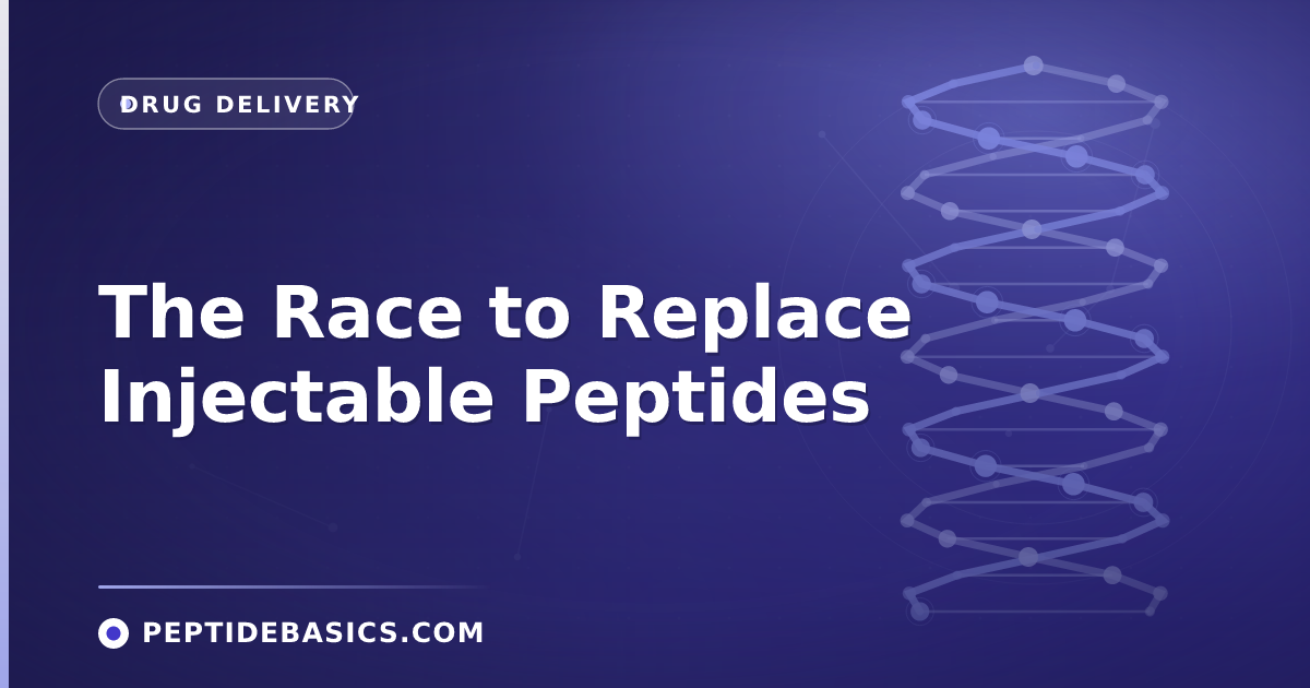 The Race to Replace Injectable Peptides