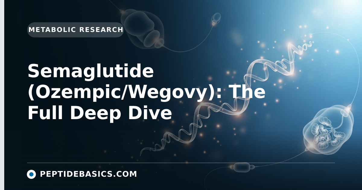 Semaglutide (Ozempic/Wegovy): The Full Deep Dive