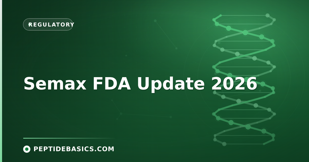Semax FDA Update 2026
