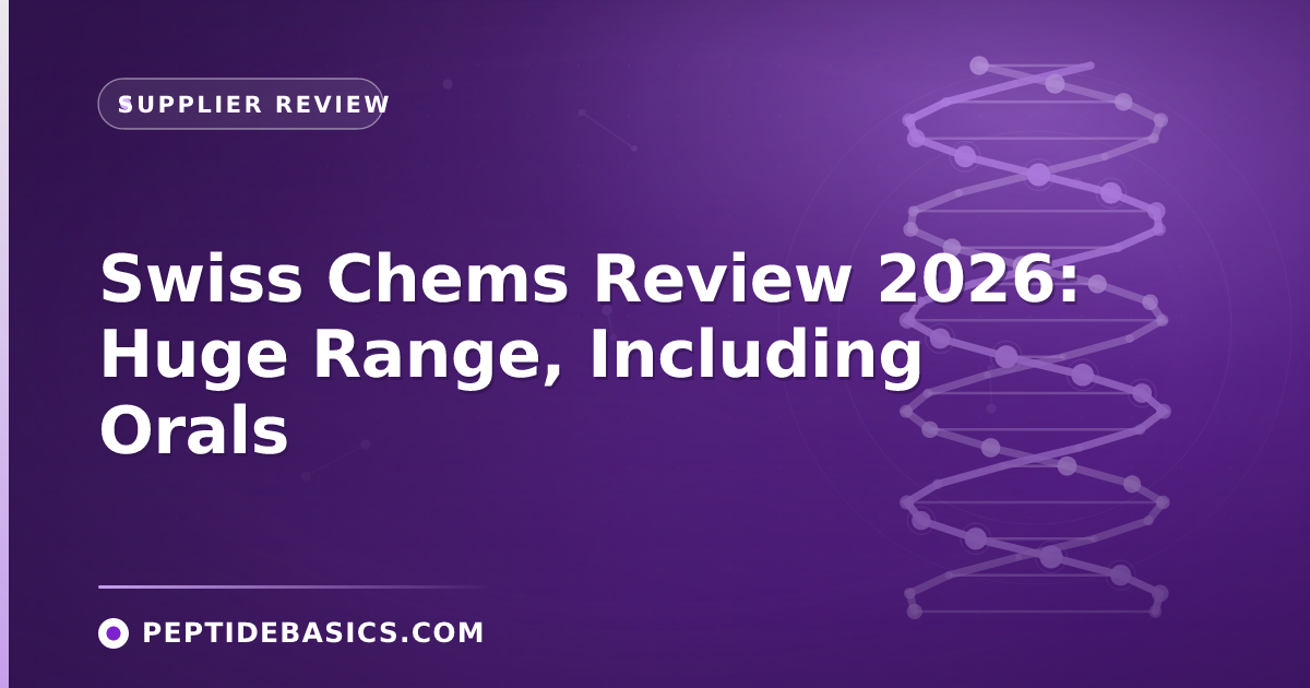 Swiss Chems Review 2026: Huge Range, Including Orals