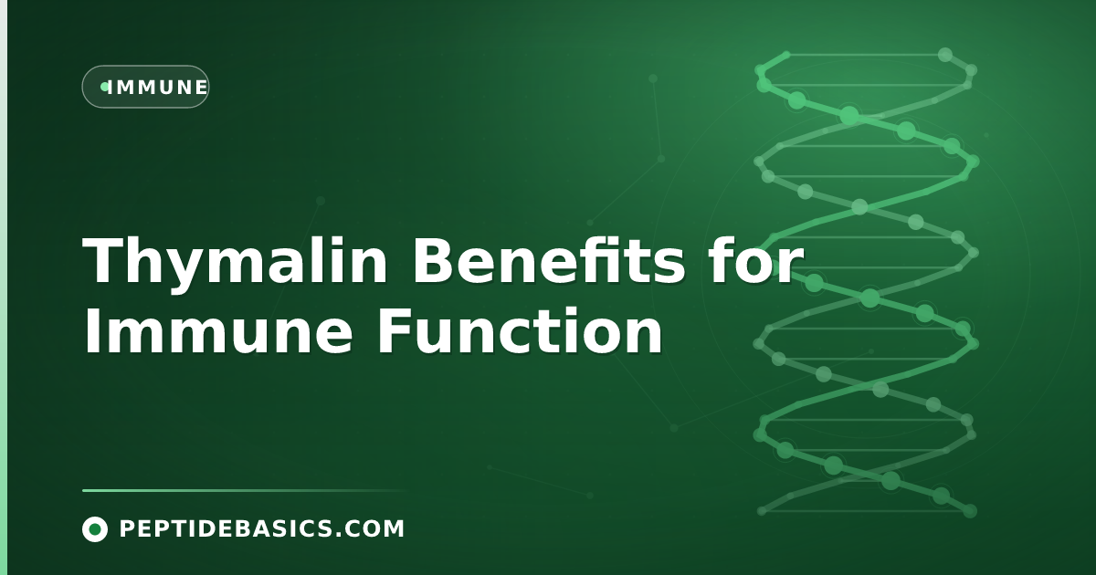 Thymalin Benefits for Immune Function