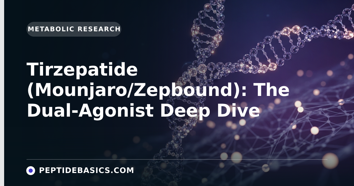 Tirzepatide (Mounjaro/Zepbound): The Dual-Agonist Deep Dive